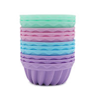 Muffin de silicona taza 12 vasos de silicona muffin taza pastel donut taza calabaza - details 4