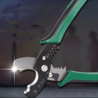 Pelacables 7 en 1 con resorte, cortador de cables, mango ergonómico, alicates de corte, corte rápido multifuncional - details 10
