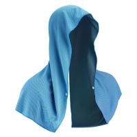 Toalla refrescante con capucha, toallas de refrigeración para cuello y cara, para Sauna, Yoga, Camping, entrenamiento, azul - details 0