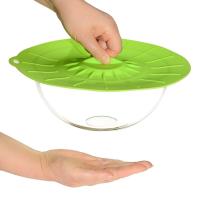 Walfos Tapa de mantenimiento fresco de silicona de grado alimenticio Tapa de olla resistente al calor Tapas universales para contenedores de cocina - details 14