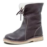 Botas Martin cálidas de invierno para mujer, zapatos planos informales a la moda para mujer, botas para la nieve - details 3