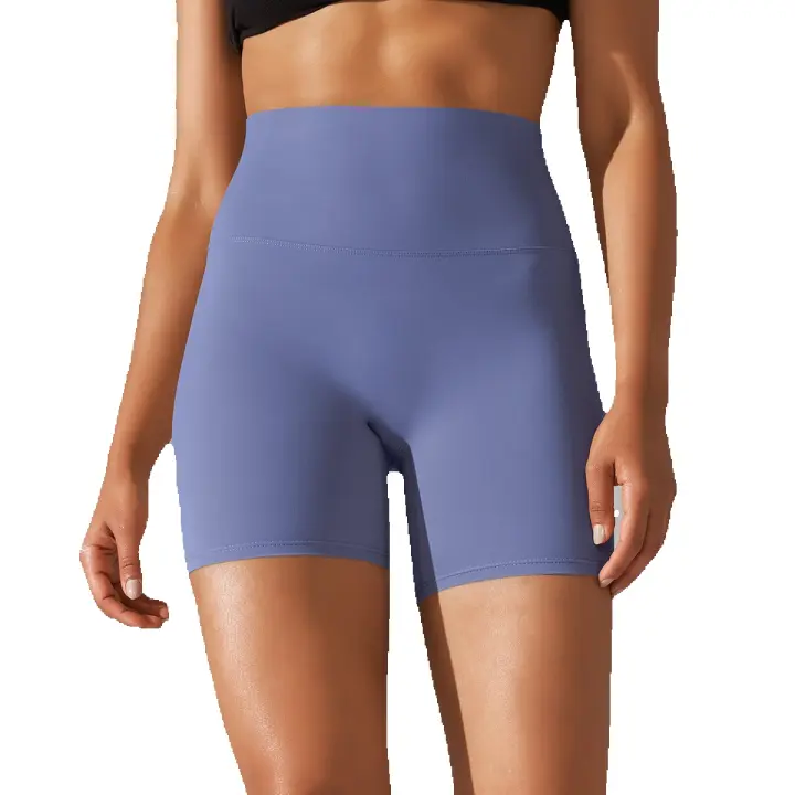 Nessaj-pantalones cortos deportivos de fitness para mujer, shorts ajustados de secado rápido para ciclismo y yoga, 31 colores - 1