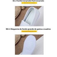 Zapatos de Enfermera Suaves Fondo Blanco Transpirable Comodos Antideslizantes para Todas las Estaciones Zapatos de Trabajo Individuales - details 2