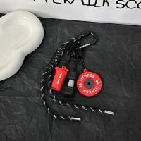 Mini llavero con placas de barra, pesas rusas, tazas de agua, llavero con mancuernas de simulación con hebilla en forma de D, creativo - details 15