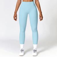 Pantalones de Yoga de cintura alta para mujer, pantalones para correr y Fitness, ropa externa, adelgazamiento, levantamiento de cadera, pantalones deportivos ajustados para ejercicio - details 1