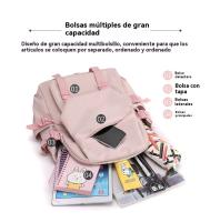Viajero-Mochila Escolar para adolescentes, Niña, Niño, 14 pulgadas, Ordenador portátil, Viajes, Universidad, Trabajo - details 6