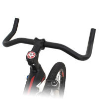 Manillar de Aluminio para Bicicleta de Carretera Fija Bullhorn para MTB 25.4mm 390mm - details 0