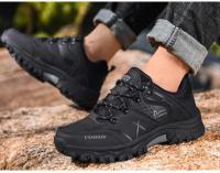 Zapatillas de deporte para hombre, montañismo, cuero impermeable, senderismo, invierno cálido para hombre, botas de nieve, zapatos de trekking al aire libre - details 8