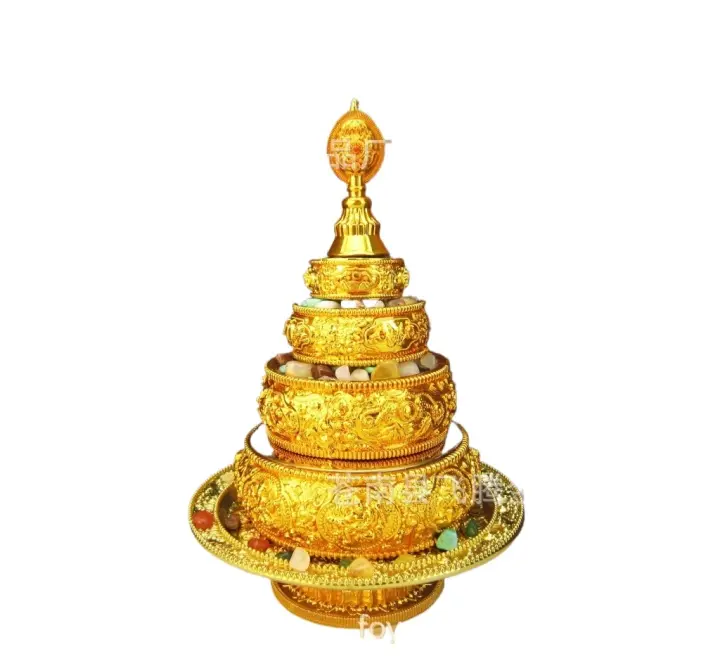 Manza Pan chapada en oro de cobre hecho a mano \ Mandaman Tea Luo Small - 1