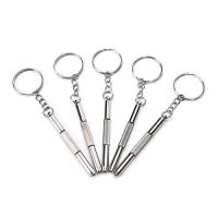5 uds Mini 3 en 1 herramienta de reloj de gafas de sol con llavero Kit de reparación de destornillador de gafas - details 2