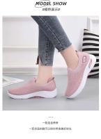 2025 Nuevos zapatos deportivos de verano transpirables con plantilla de PVC suave, planos, ligeros e informales para mujer - details 9