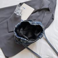 Bolso de Mano Vintage Bolso Cruzado Retro Jeans con Cierre Magnético, Correa Desmontable y Diseño de Cinturón Bolso de Almacenamiento Functional para Viajes, Trabajo, Uso Diario Bolso de Hombro Azul/Negro Duradero - details 4