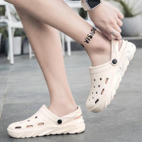 Zuecos informales para hombre, sandalias de moda de lujo, zapatos de jardín, zapatillas de playa al aire libre, calzado Masculino - details 5