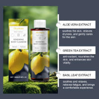 Gel de ducha con fragancia hidratante, refrescante y limpiadora corporal de limón y albahaca - details 7