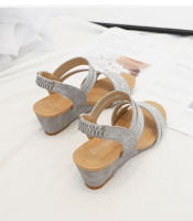 Sandalias de cuña para mujer, nuevas de verano, cómodas, de suela suave, Simia Roman, zapatos de plataforma impermeables, sandalias de una sola tira - details 12