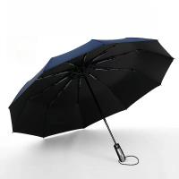 Fuerte a prueba de viento y lluvia, nuevo paraguas plegable automático de negocios, paraguas grande de vinilo para el hogar, paraguas de diez huesos - details 9