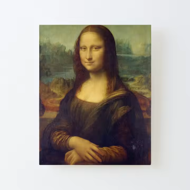 Mona Lisa Lienzo Impreso Marco de Kit DIY 40x50cm - 1