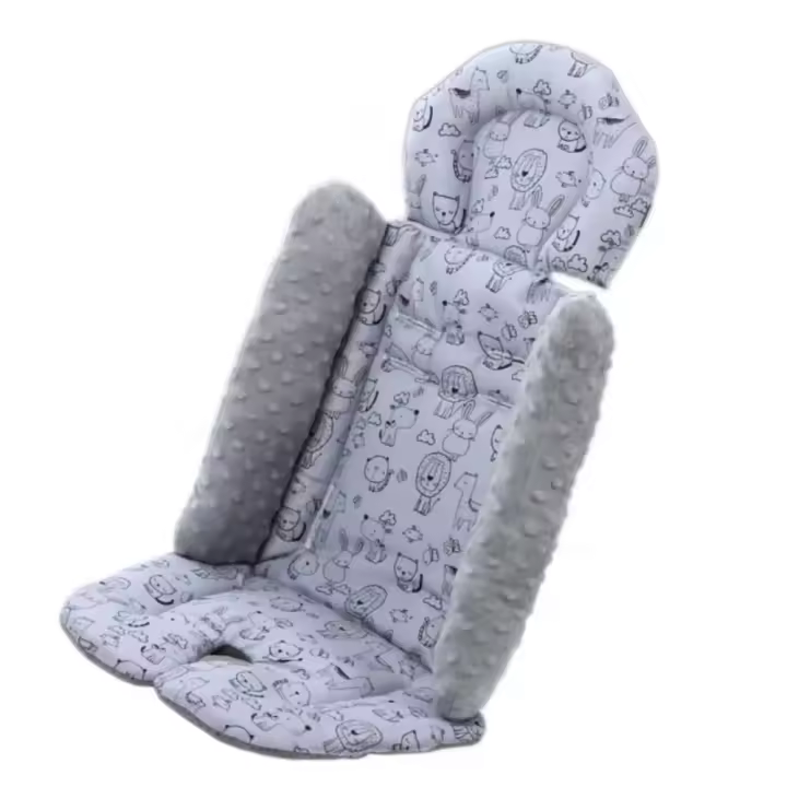 Cojín para cochecito de bebé con patrón de dibujos animados, cojín para asiento de bebé, accesorios para cochecito, alfombrilla para asiento de coche, forro para asiento de coche - 1