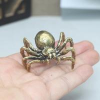 Figura de araña de terror de latón, juguete Tricky, unicornio, escarabajo, insecto, escultura, estatua, decoración del hogar, adornos de coche, llaveros colgantes - details 3