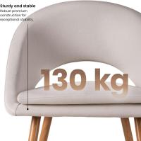 Pack de 2 sillas Acolchadas y tapizadas en Tela para salón, Comedor o Dormitorio - details 17