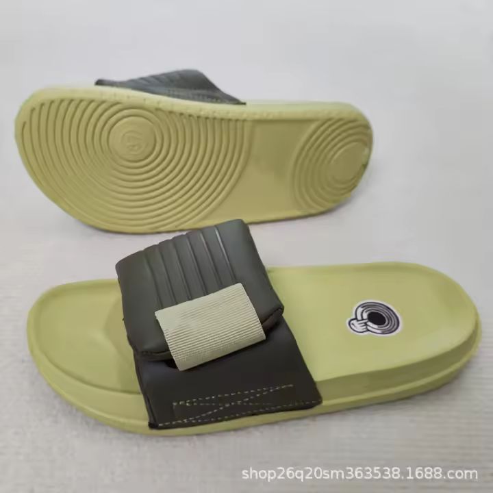 Sandalias Deportivas de Verano Etiqueta Pequeña de Velcro Fondo Grueso Desgaste Exterior - 1