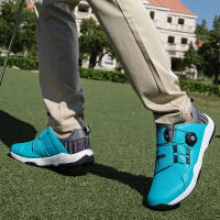 Zapatos de golf zapatos para hombres y mujeres perilla automática corbata material alto antideslizante - details 5