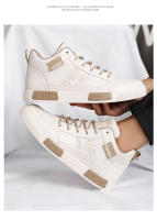 Zapatos para correr informales de verano para hombre, zapatillas altas transpirables, zapatillas de deporte de cuero de lujo para h - details 11