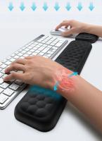 Almohadilla de Protección para Pulsera y Teclado Textura de Masaje Almohadilla de Escritorio para Juegos y Oficina Algodón de Memoria - details 6
