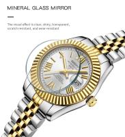 Reloj de Pulsera de Cuarzo Analógico NIBOSI Resistente al Agua, Diseño Delicado, Oro, Acero Inoxidable para Mujeres - details 8