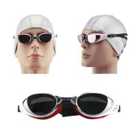 Gafas de natación graduadas de verano para mujer, gafas de buceo con dioptrías de silicona antivaho HD para miopía de hombres - details 1