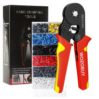 Kit de Herramientas de Ferretera Ajuste Automático para Cables Conjunto de Alicates de Ferretera Conector de Crimpado Assortimento - details 0