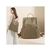 Mochila de viaje multiusos de negocios para mujer versión coreana simple 2025 nueva bolsa de computadora de gran capacidad bolsa de escuela de tela Oxford marea - details 5