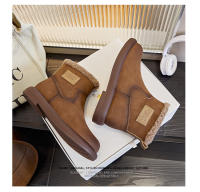 Nuevas botas de nieve de terciopelo cálidas botas de mujer botas cortas casuales versátiles - details 23