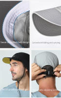 Gorra de Protección Solar Unisex AONIJIE E4610 con Cubierta de Cuello Desmontable Ideal para Pesca y Senderismo al Aire Libre - details 10
