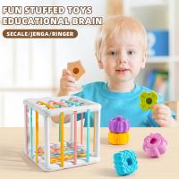 Juguetes Educativos Montessori para bebés, clasificación de formas, ejercicio de la Coordinación mano-ojo para mejorar la percepción 3D - details 3