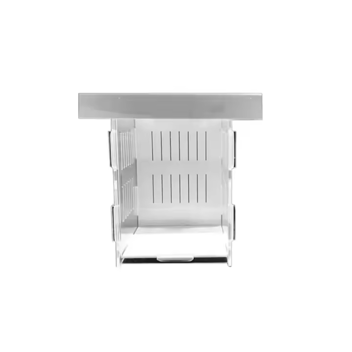 Caja de aislamiento de peces de acrílico, transparente, desmontable, flotante, para incubar pecera - 1