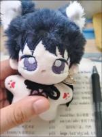 10cm Mini Genshin Impact Wanderer Kabukimono Balladeer Scaramouche sombrero Guy Idol muñeca de algodón muñecos de estrella de peluche figura de juguete - details 8