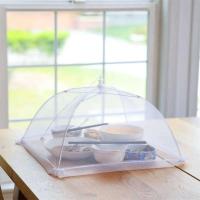 Paraguas de red plegable, mosquitera portátil para picnic, protección de placa, cubierta para alimentos, utensilios de cocina - details 4