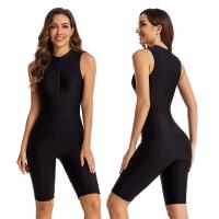 Nuevo traje de baño de una pieza para mujer sin mangas de moda, ropa de playa - details 1