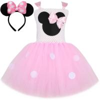 Vestido Tutú Minnie Cosplay Niñas, Fiesta de Cumpleaños, Vestido de Princesa, Cosplay, Navidad, Halloween, Disfraz de Ratón para Niños, Tela - details 3