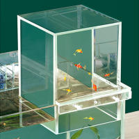 Tanque de peces de acuario de presión negativa, duradero, fácil instalación, sala de estar, oficina, estudio - details 1