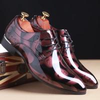Zapatos Oxford con Patrón Floral para Hombres, calzado Formal con Cordones, Planos, Fiesta de Negocios - details 3