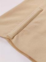 2pcs Pantalones Moldeadores de Cintura Alta para Mujer - Control de Abdomen, Levantamiento de Glúteos, Ropa Interior Adelgazante con Detalle de Cadena Metálica - details 8