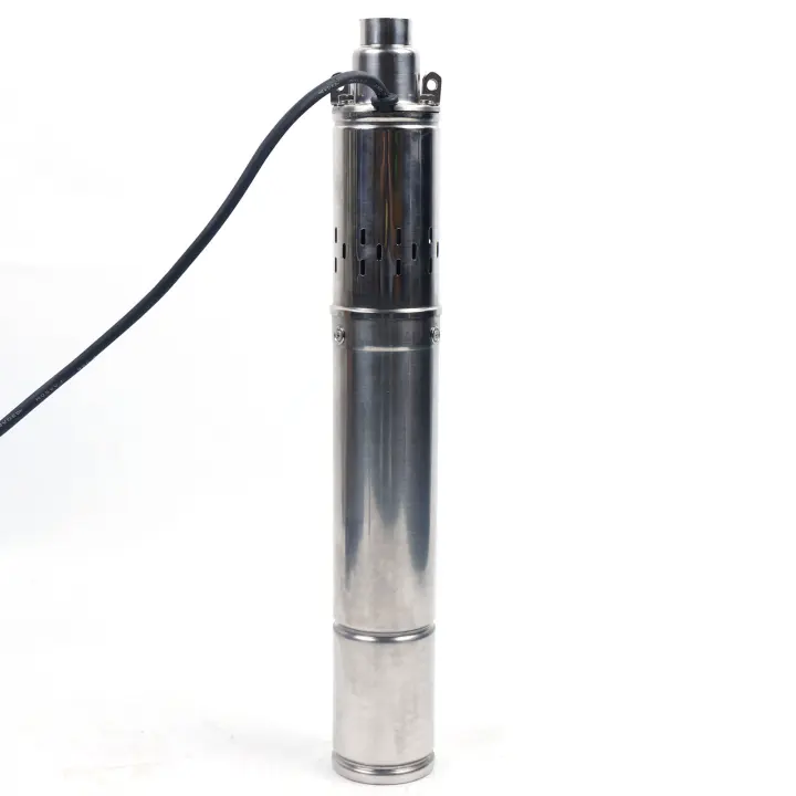 Bomba de agua sumergible para pozo profundo, dispositivo de riego inoxidable, 3 pulgadas - 1