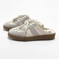 Zapatos de mulas para mujer, mocasines sin cordones con punta redonda, zapatillas para caminar, zuecos perezosos, plataforma de verano, zapatillas Creeper Baotou - details 10