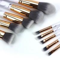 Juego de brochas de maquillaje profesional para mujer, cosmética de alta calidad, 10 Piezas - details 0