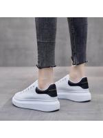 Pareja modelos ins pequeño blanco zapatos mujer 2025 primavera nuevo estudiante zapatos bordados mujer suela gruesa transpirable - details 2