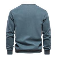 Sudaderas con cuello tipo Polo para hombre, ropa informal y Social, sudaderas de algodón de calidad, nuevo diseño de moda de otoño, 2025 - details 4