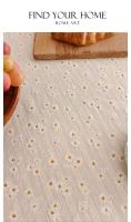 Mantel rectangular con borlas, decoración rústica para mesa de comedor, resistente a la piscina, 1 pieza - details 7