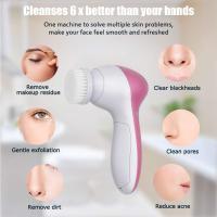 Cepillo eléctrico 5 en 1 para limpieza Facial profunda, Kit de cuidado de la piel para Spa, limpiador de poros y cuerpo, herramienta masajeadora de belleza - details 3